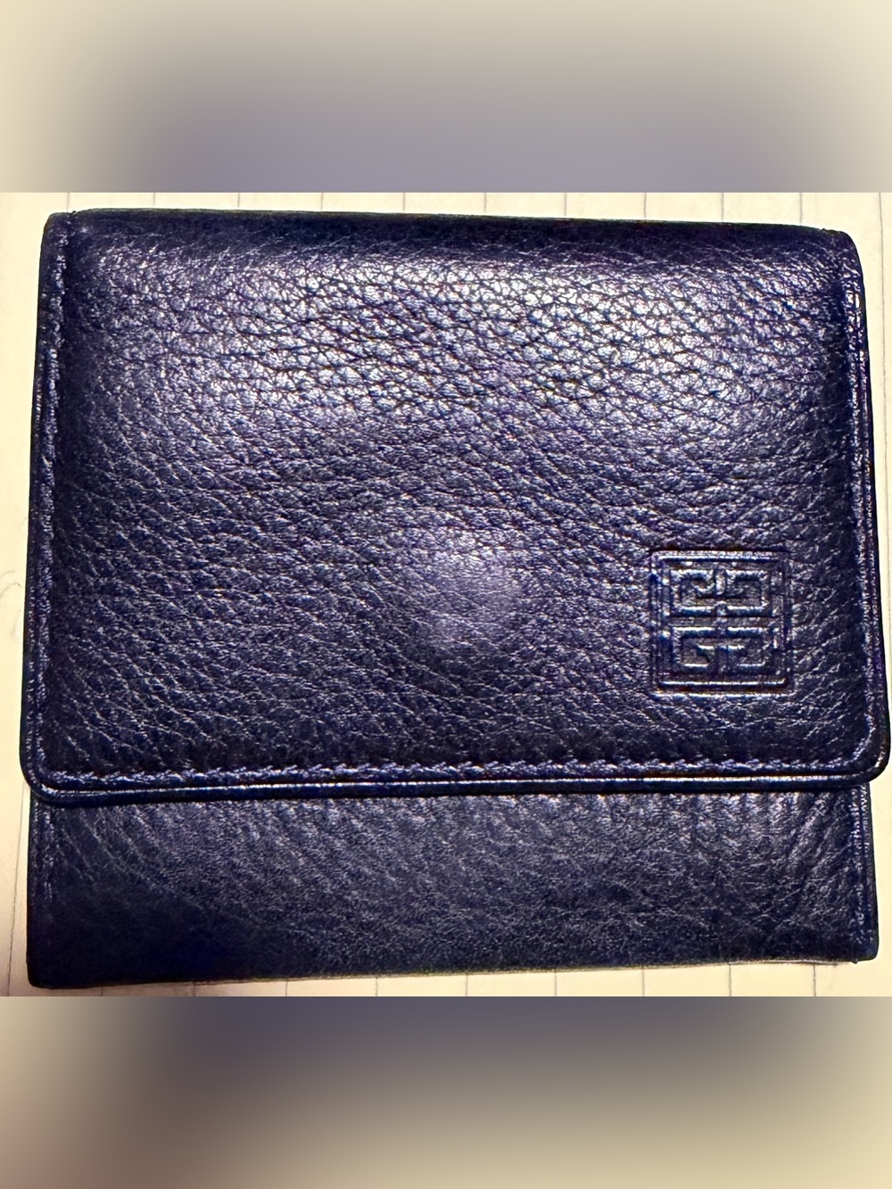 Vintage Givenchy Leather Bi-Fold Wallet in black. EUC B57